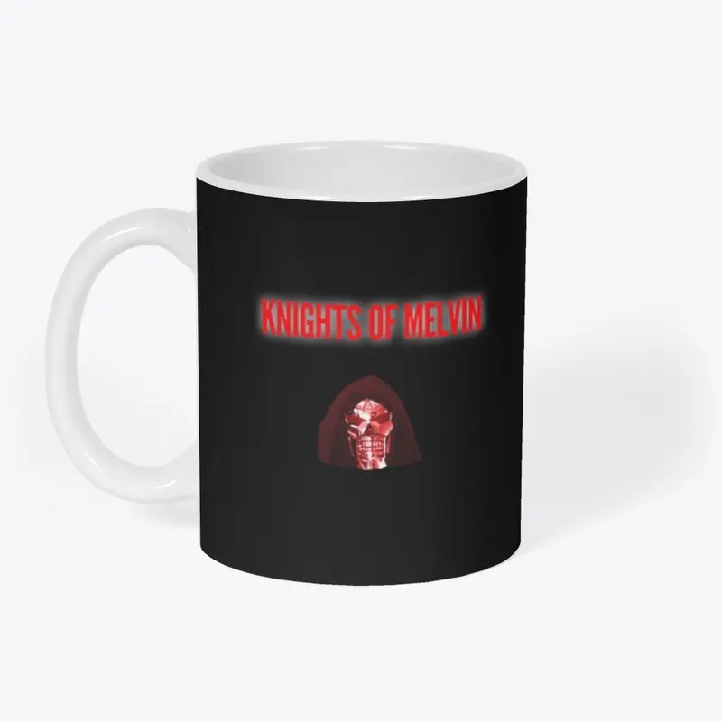 Knights of Melvin Coffee Mug Logo + Mask